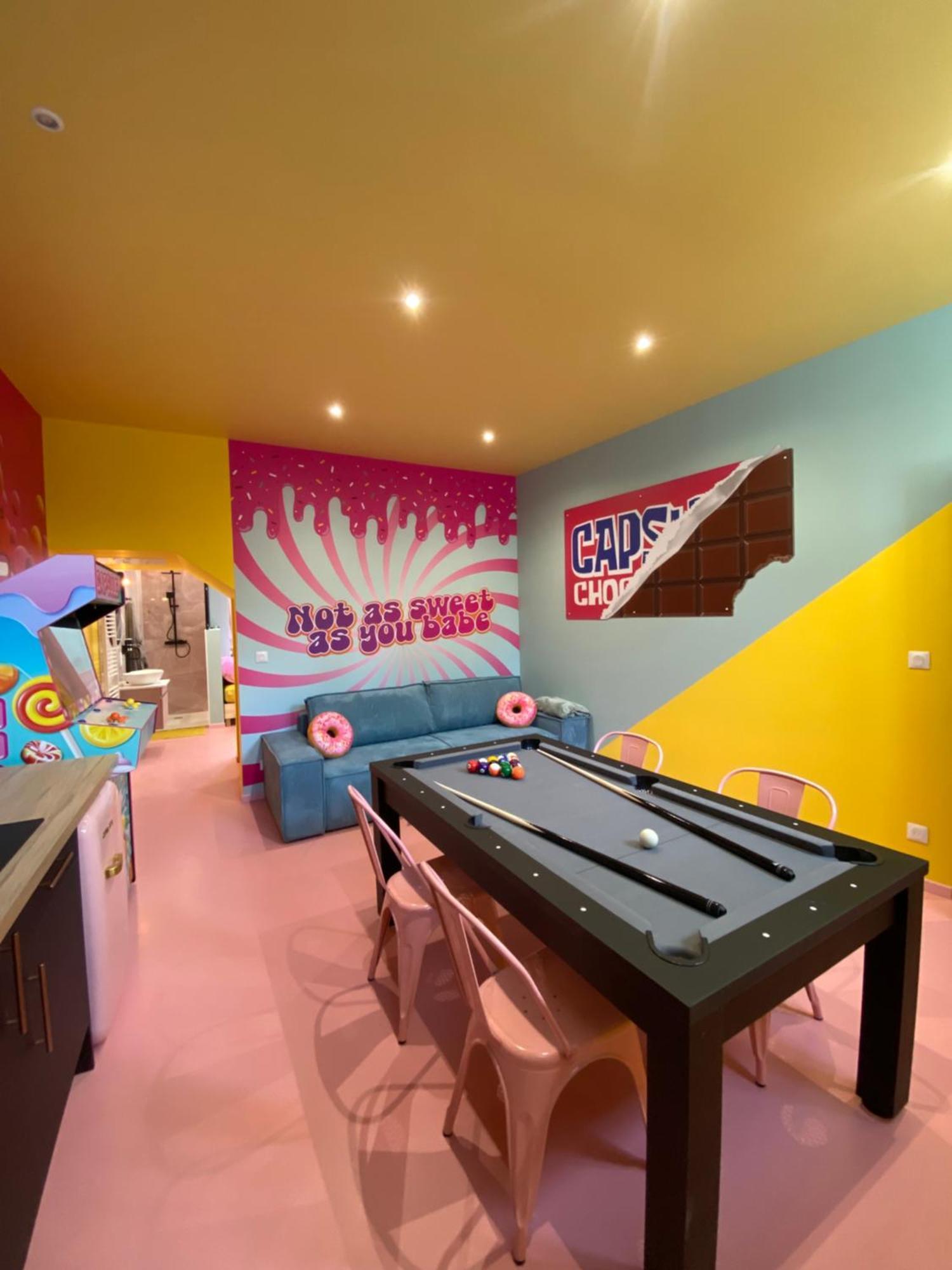 Capsule Bonbon - Balneo - Sauna - Billard - Nintendo Switch Douai Exterior photo