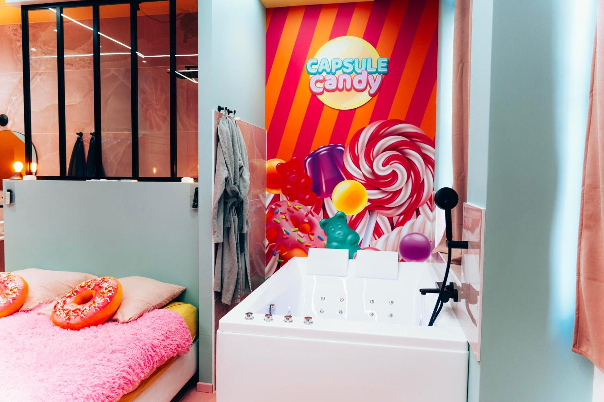 Capsule Bonbon - Balneo - Sauna - Billard - Nintendo Switch Douai Exterior photo