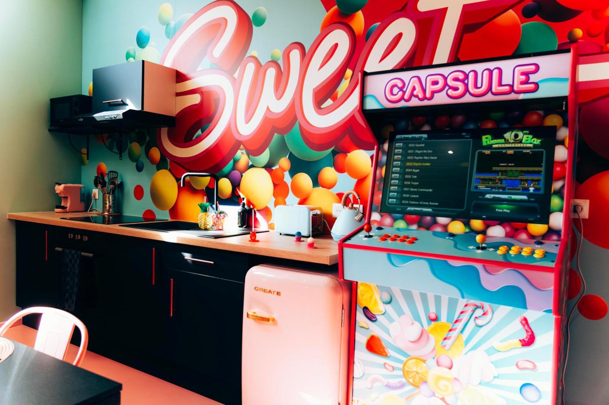 Capsule Bonbon - Balneo - Sauna - Billard - Nintendo Switch Douai Exterior photo
